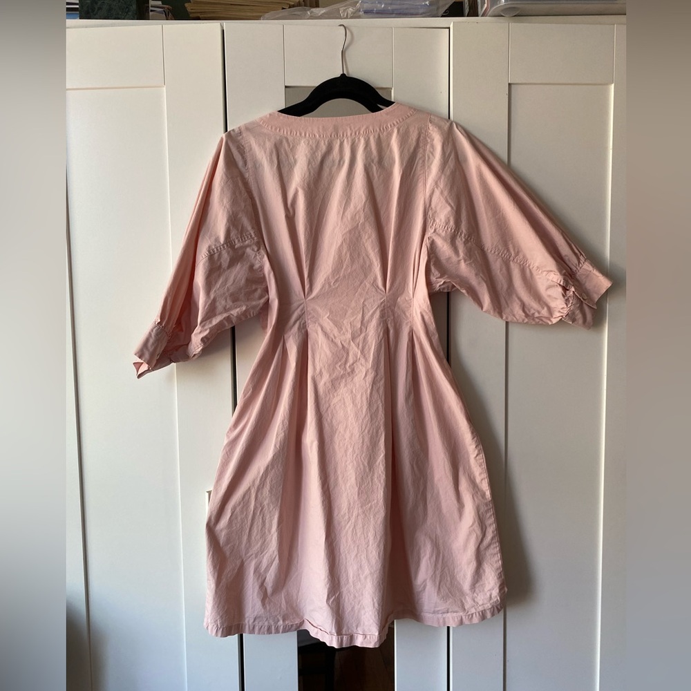 MEILLEUR MOMENT $223 Retail - Pink Button-Down V-Neck Women's Dress - Size M - Picture 5 of 10